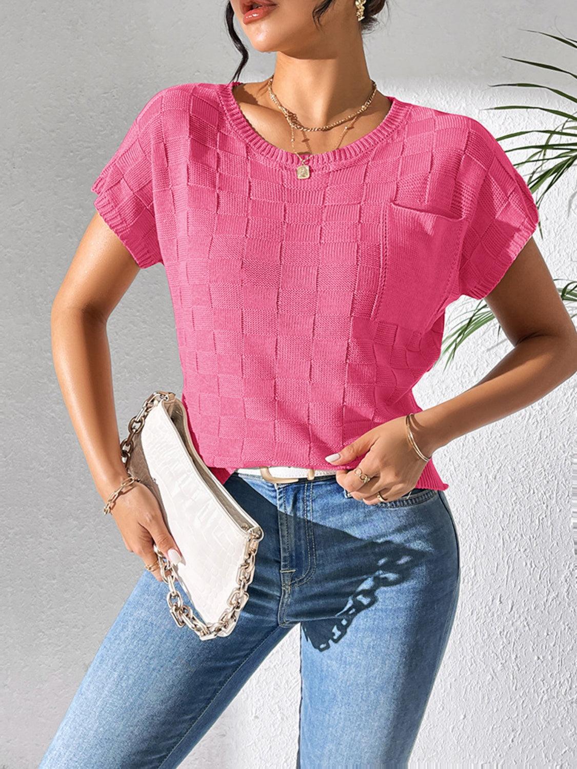 Square Knit Top in 7 Colors - Olive Ave