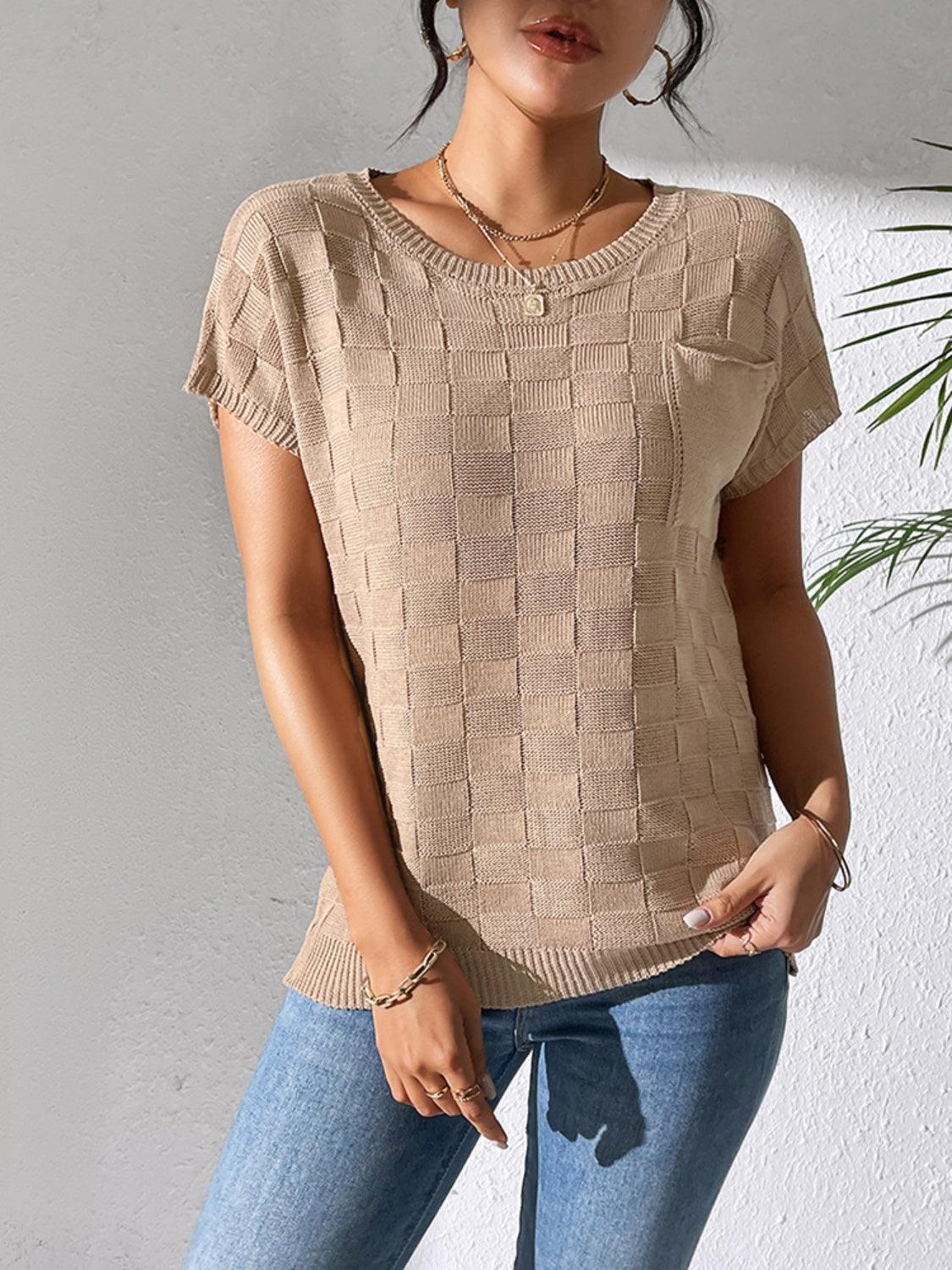 Square Knit Top in 7 Colors - Olive Ave