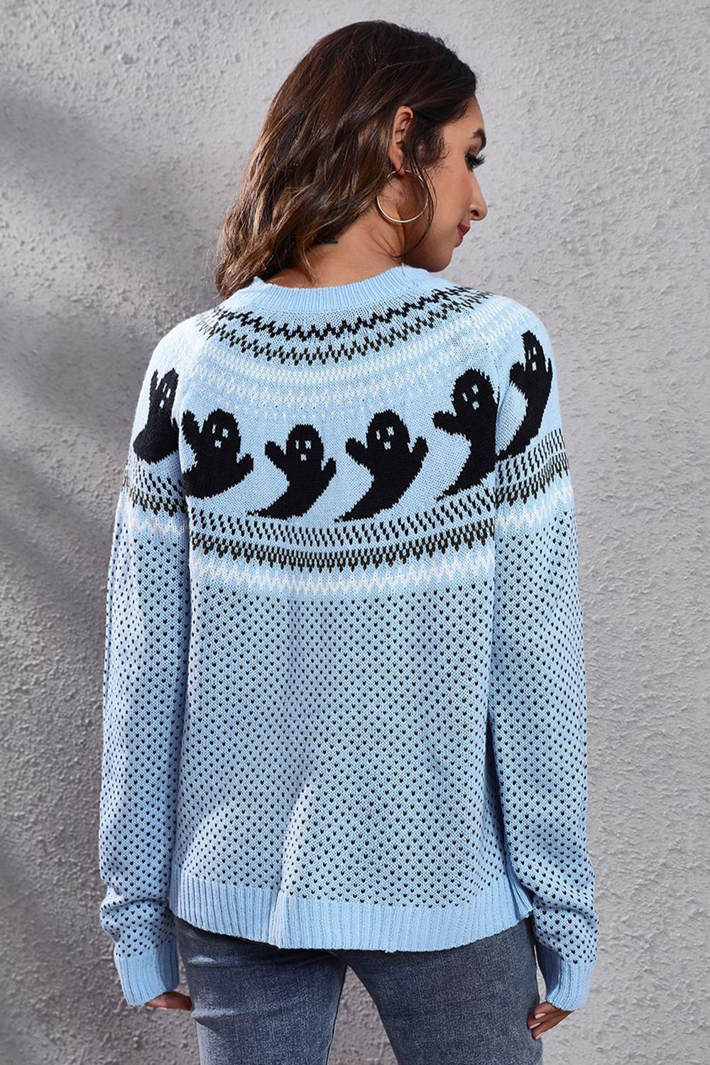 Halloween Sweater in 7 Patterns and Colors