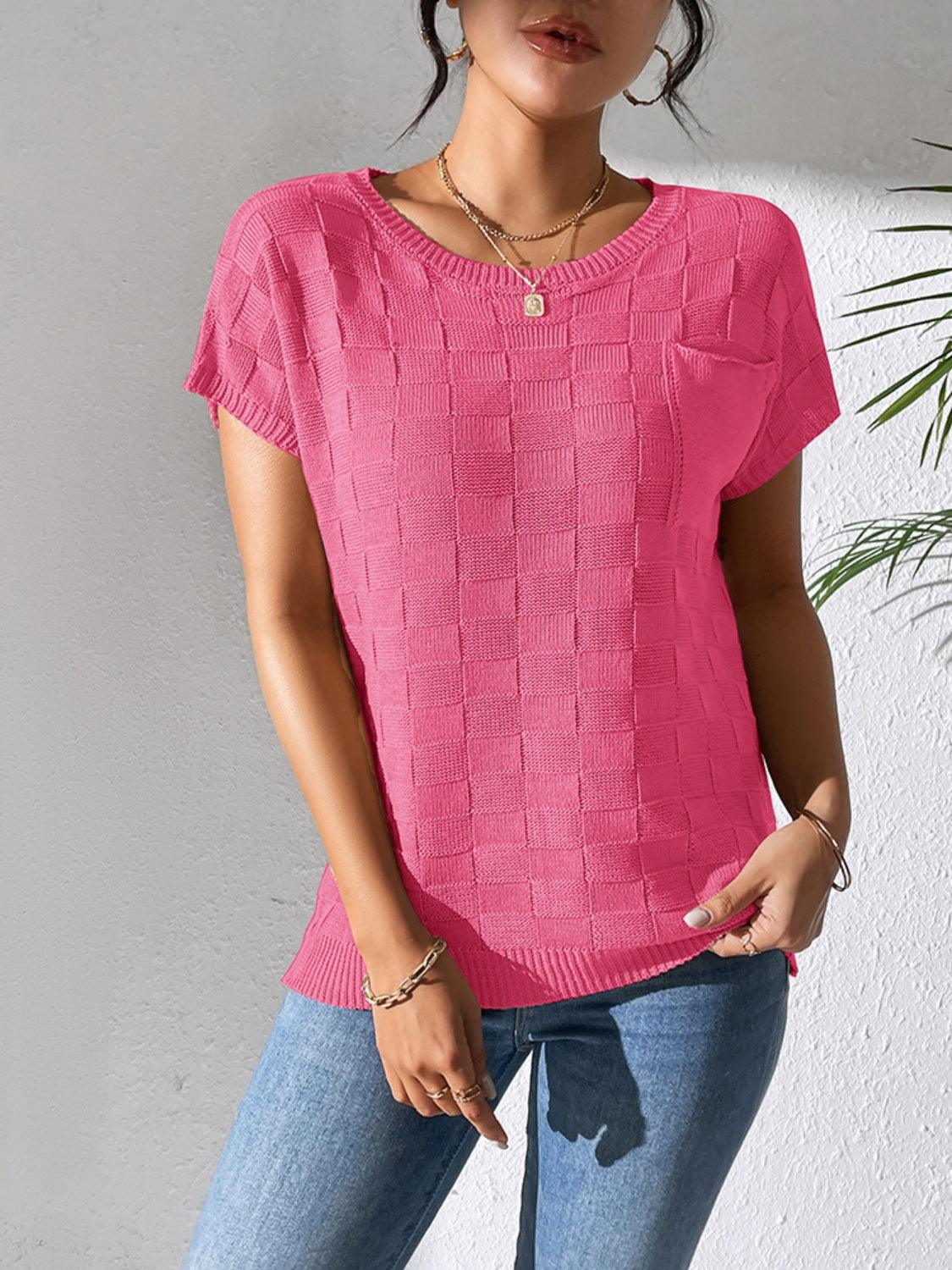 Square Knit Top in 7 Colors - Olive Ave