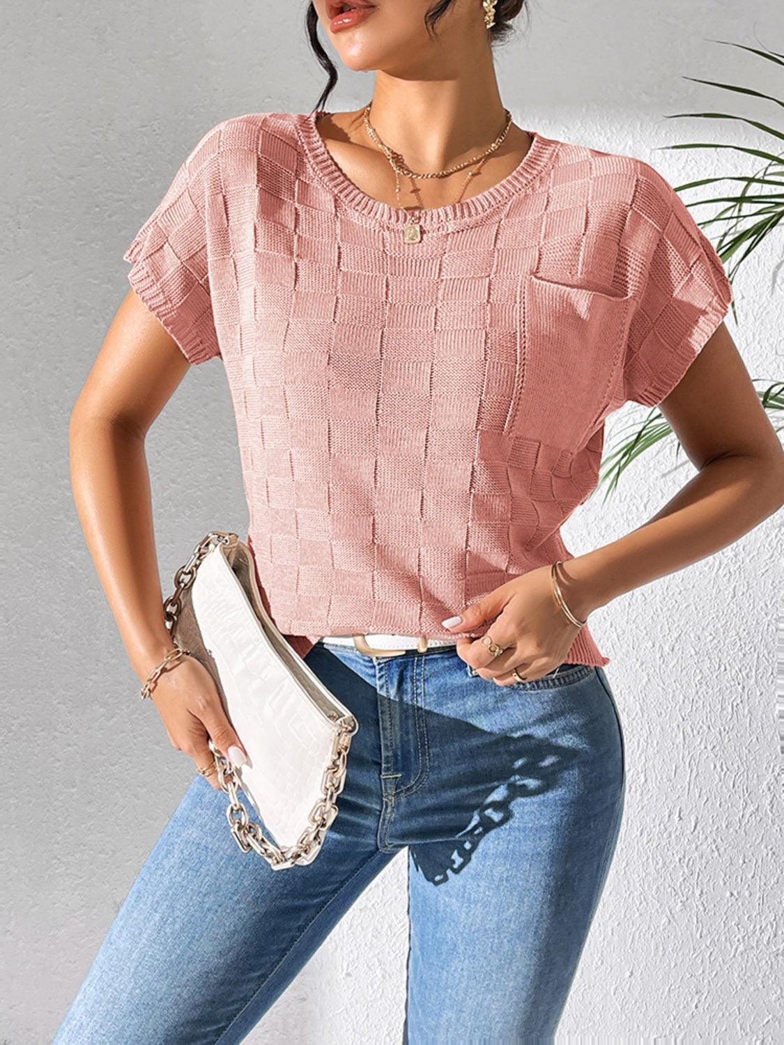 Square Knit Top in 7 Colors - Olive Ave