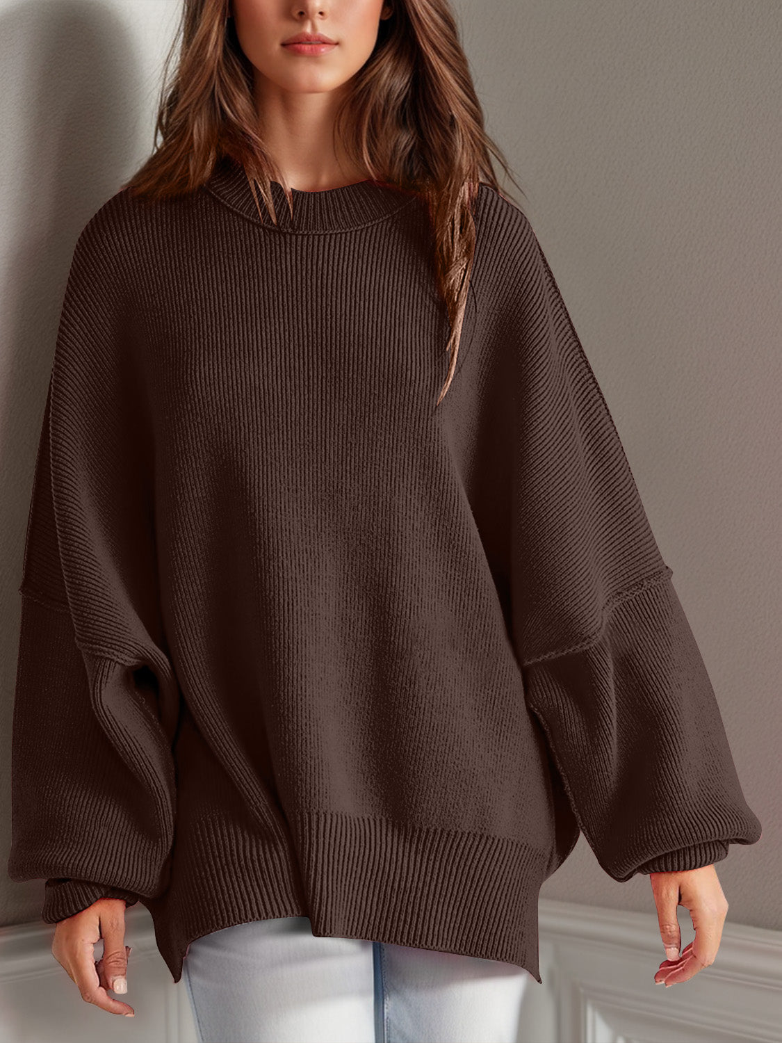 Side Slit Sweater in 12 Colors