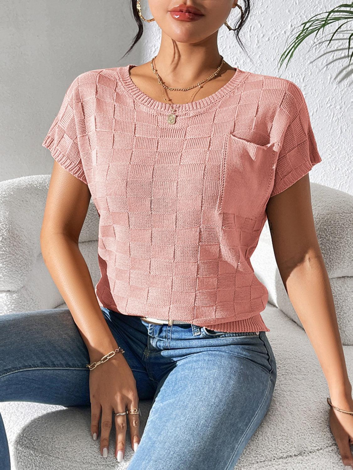 Square Knit Top in 7 Colors - Olive Ave