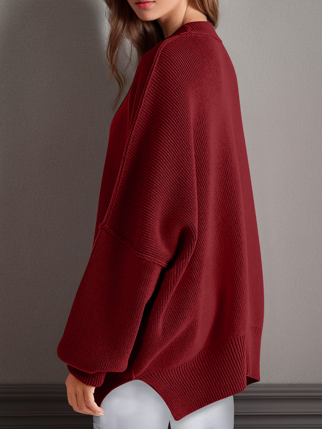 Side Slit Sweater in 12 Colors