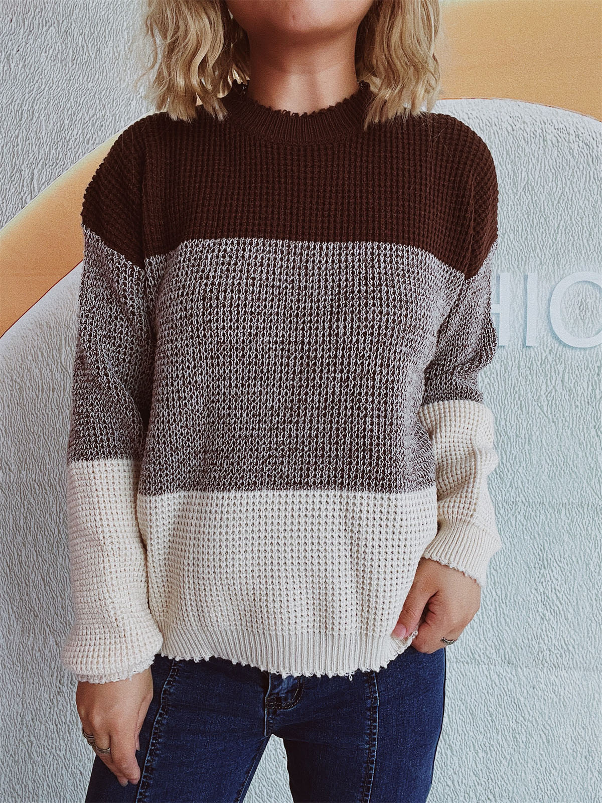 Color Block Sweater in 3 Colors