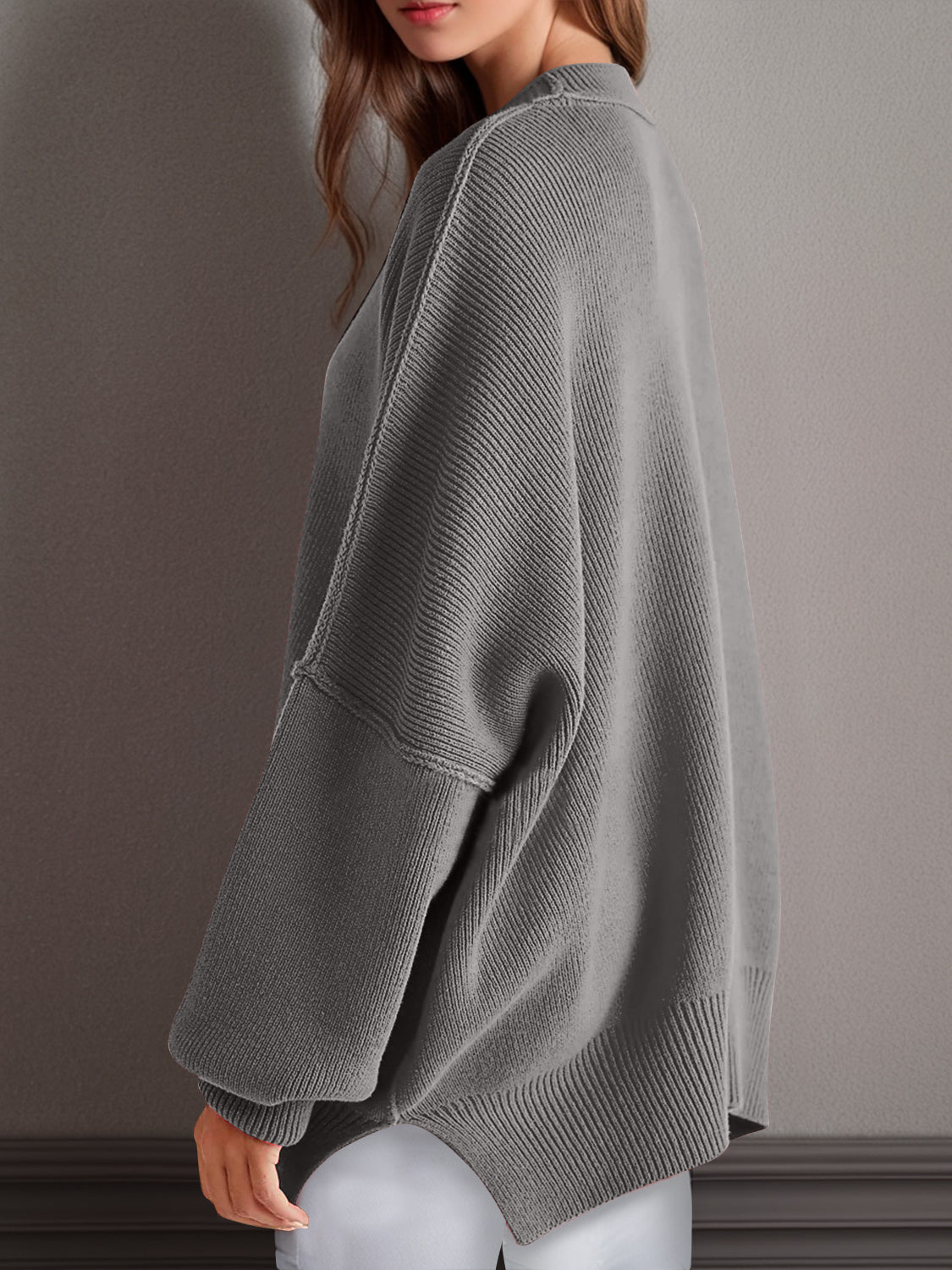 Side Slit Sweater in 12 Colors