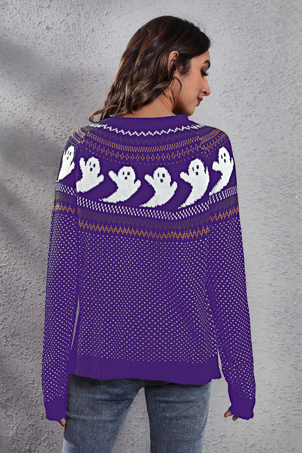 Halloween Sweater in 7 Patterns and Colors