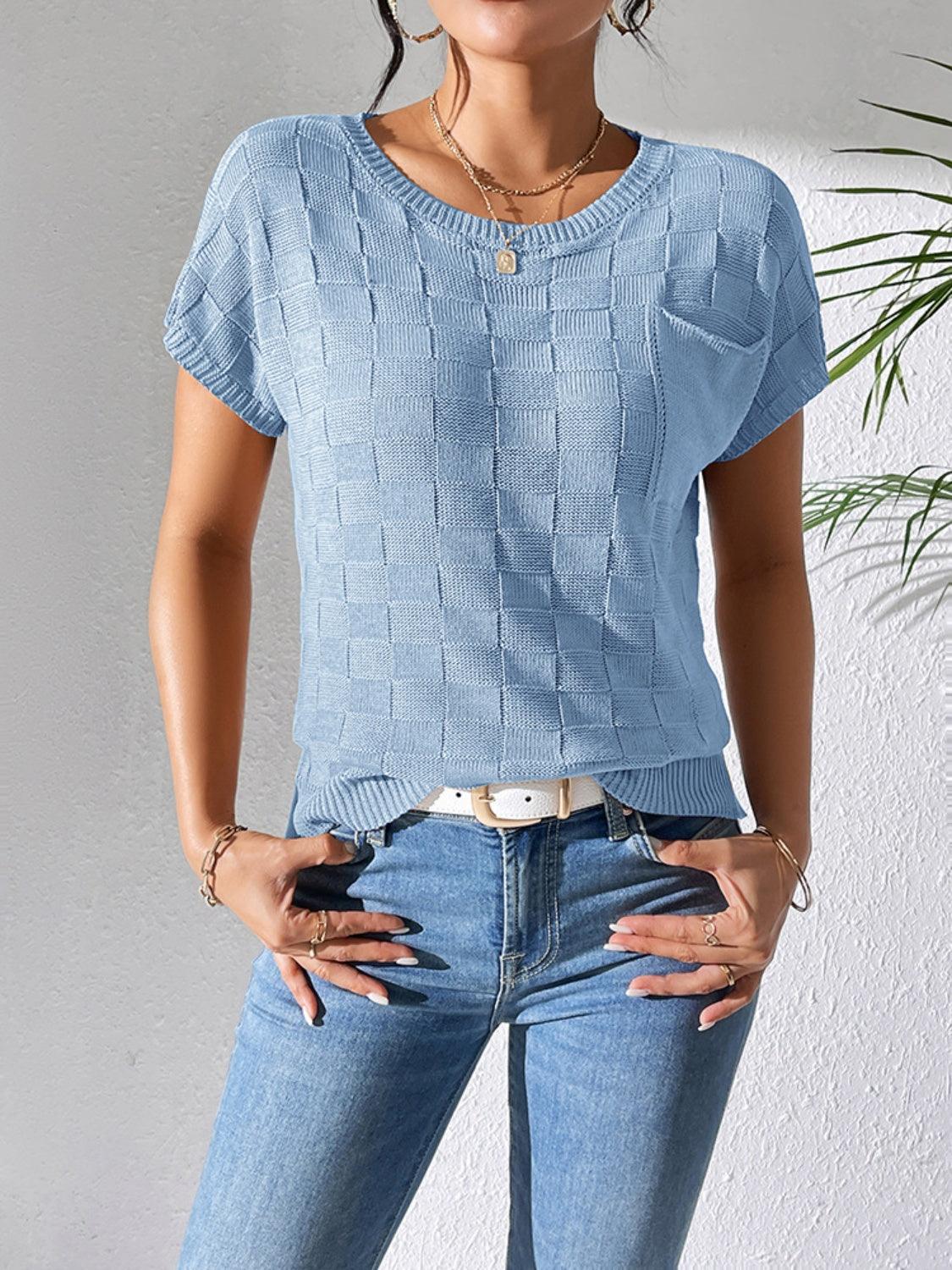 Square Knit Top in 7 Colors - Olive Ave