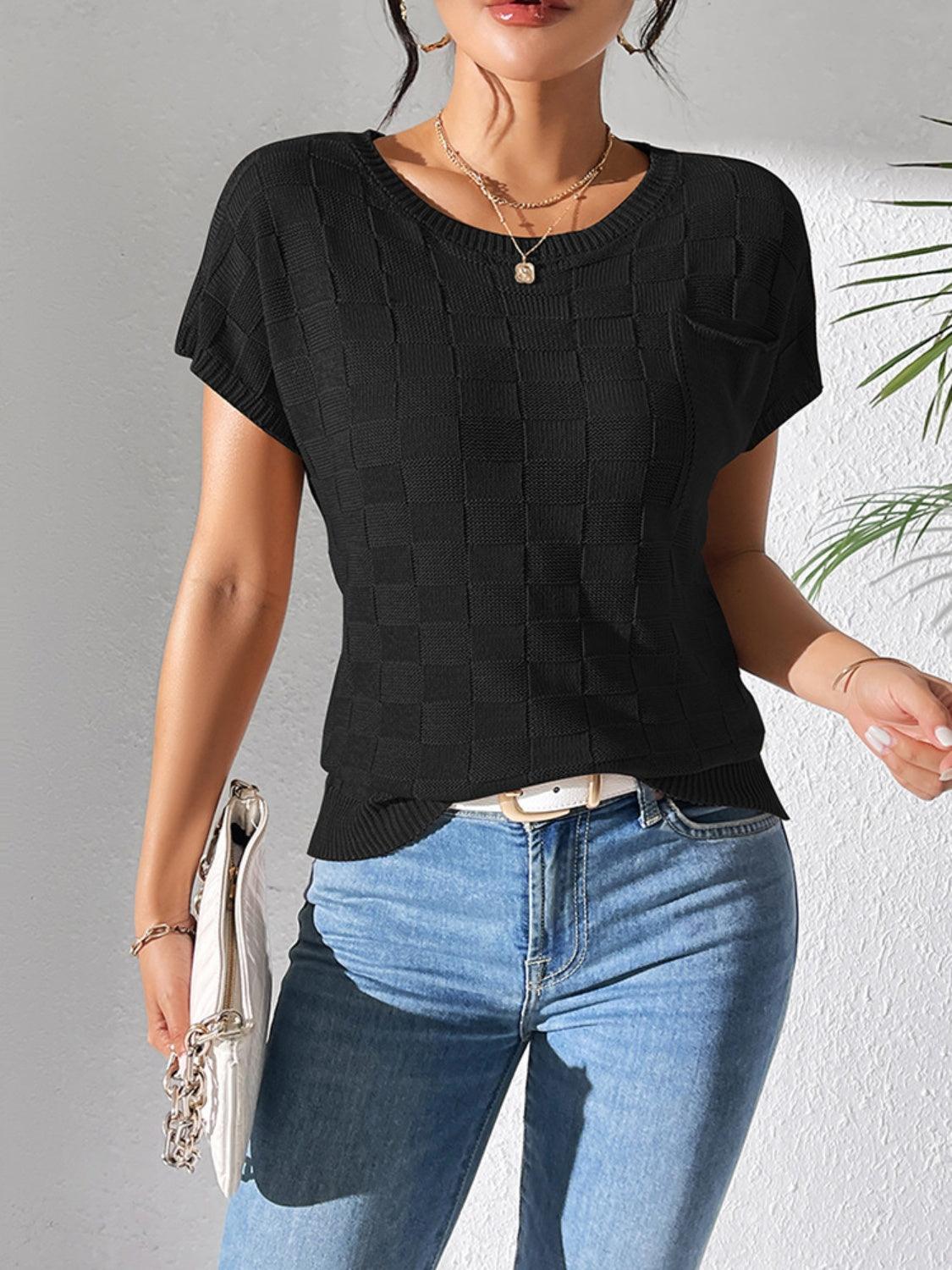 Square Knit Top in 7 Colors - Olive Ave