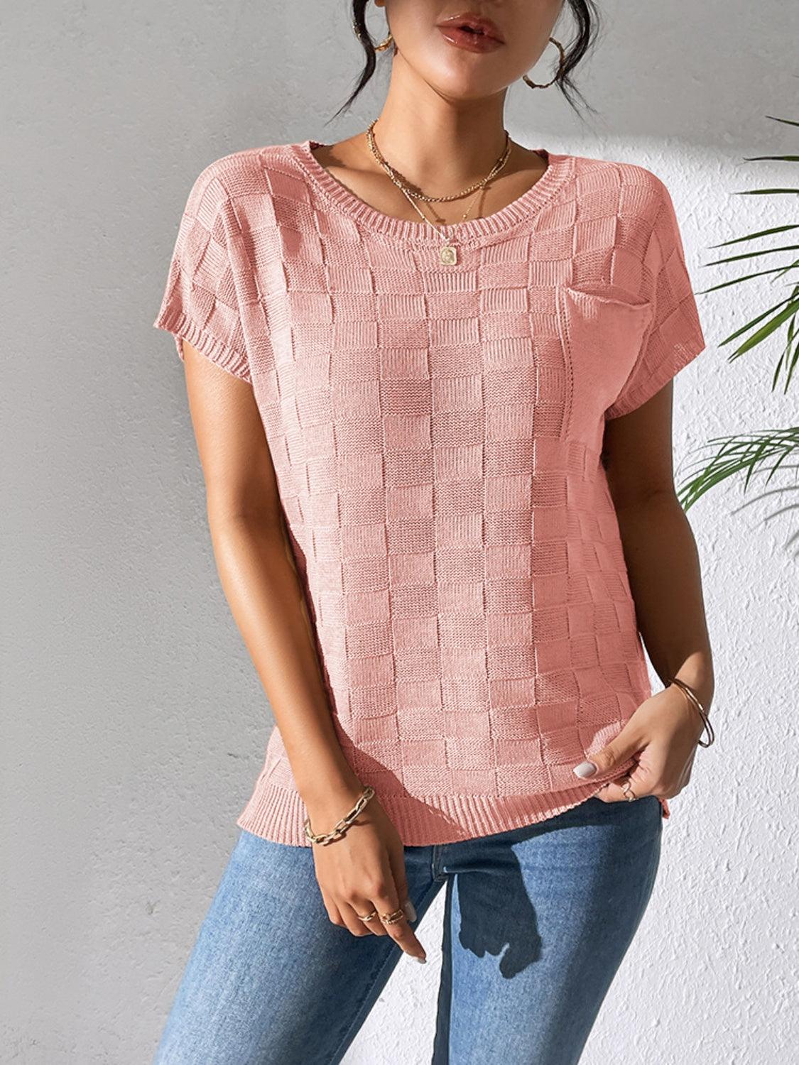 Square Knit Top in 7 Colors - Olive Ave