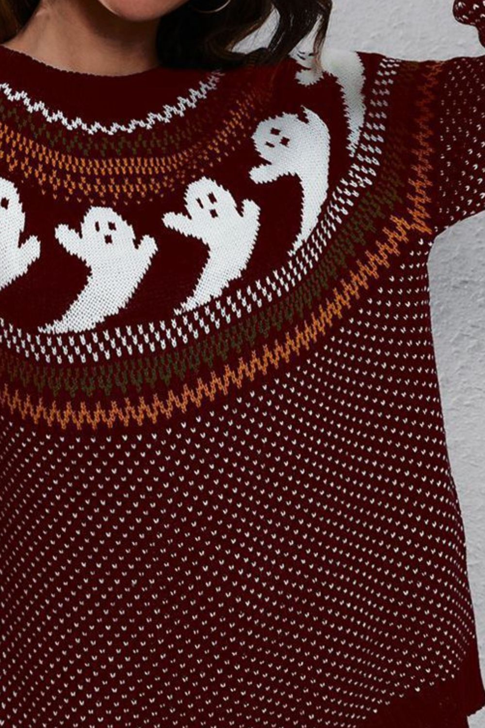 Halloween Sweater in 7 Patterns and Colors