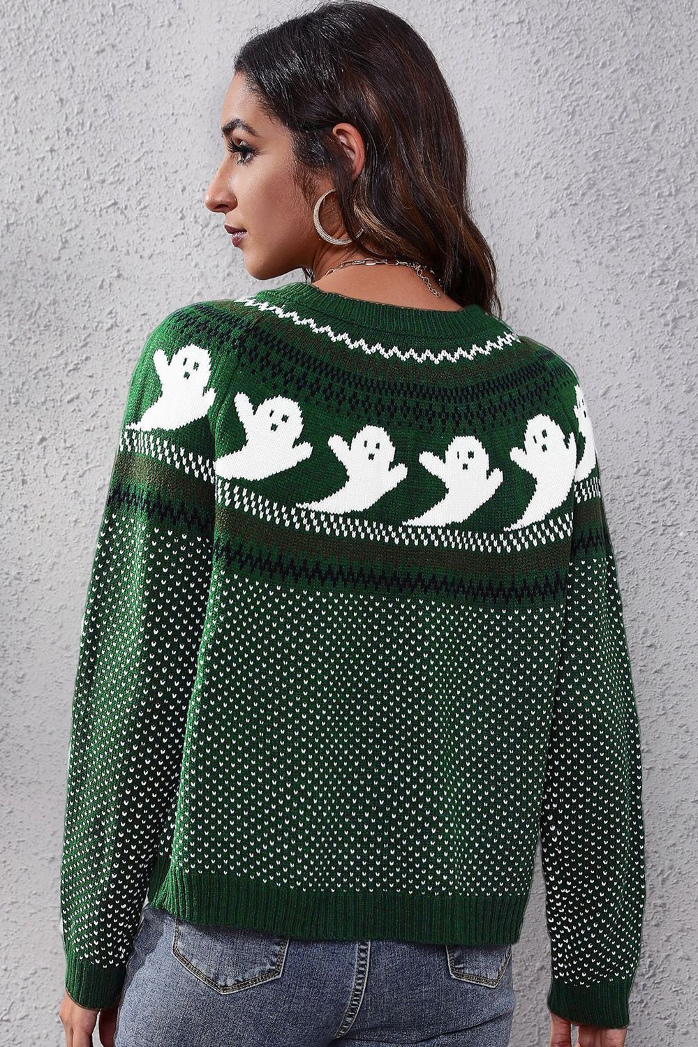 Halloween Sweater in 7 Patterns and Colors