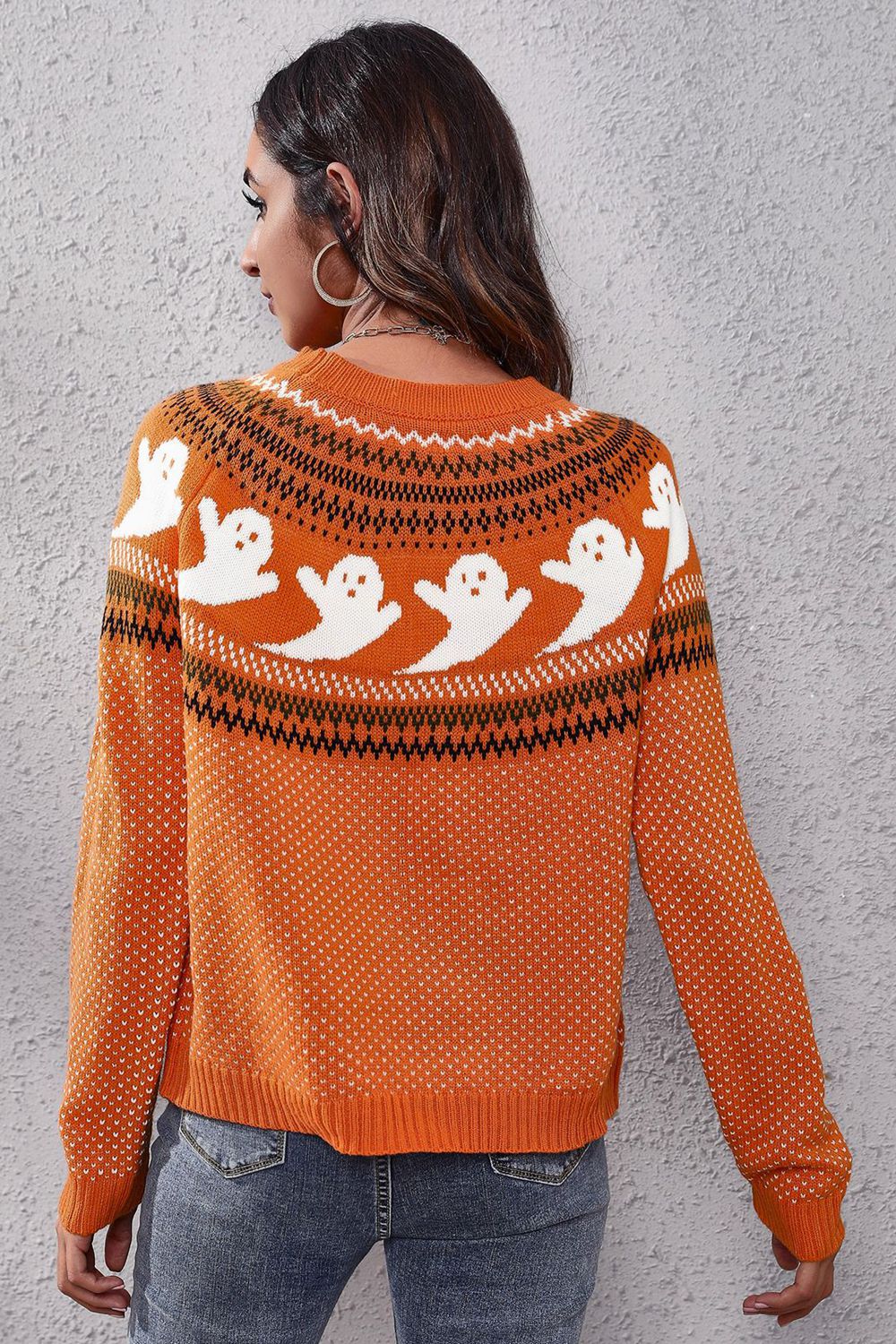 Halloween Sweater in 7 Patterns and Colors