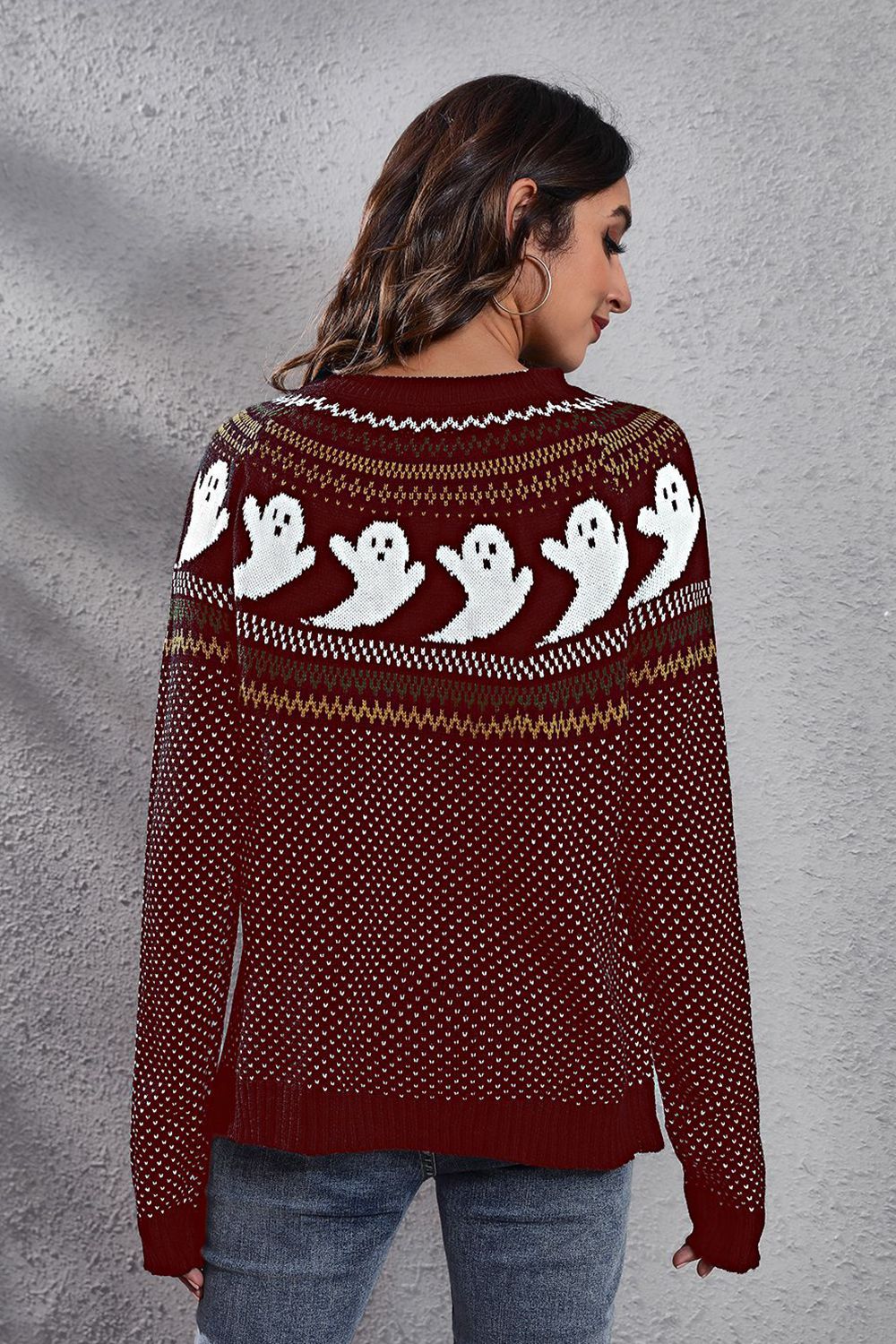 Halloween Sweater in 7 Patterns and Colors
