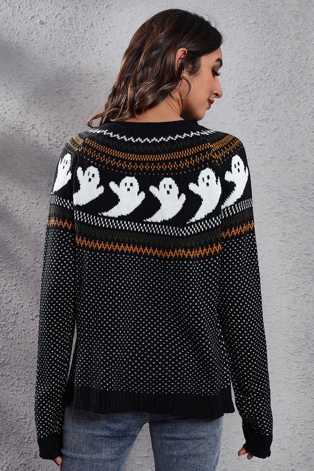 Halloween Sweater in 7 Patterns and Colors