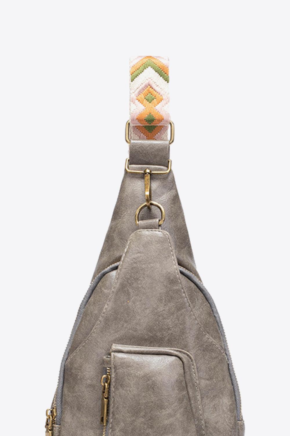 All The Feels Leather Sling Bag - Olive Ave