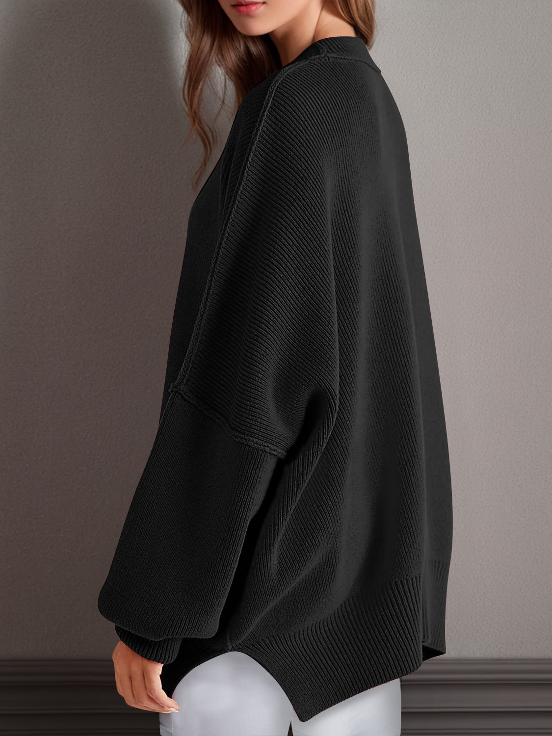 Side Slit Sweater in 12 Colors