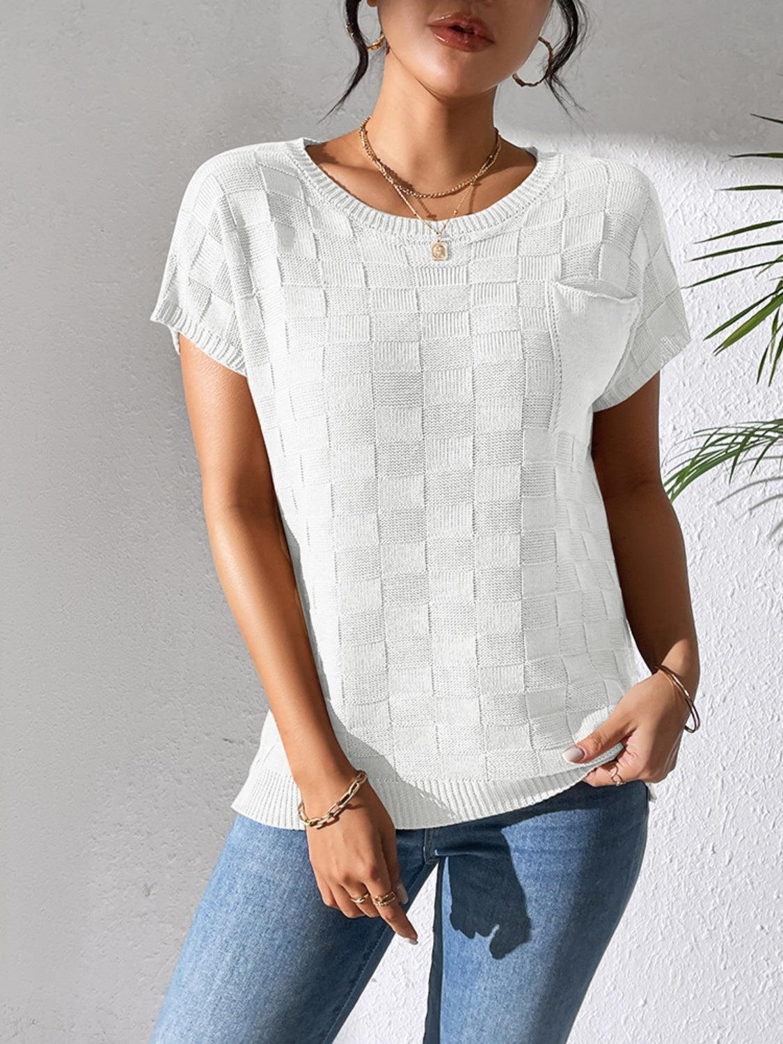 Square Knit Top in 7 Colors - Olive Ave