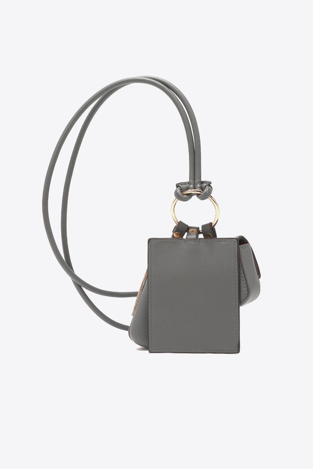 Edith Vegan Leather 3-Piece Lanyard Set - Olive Ave