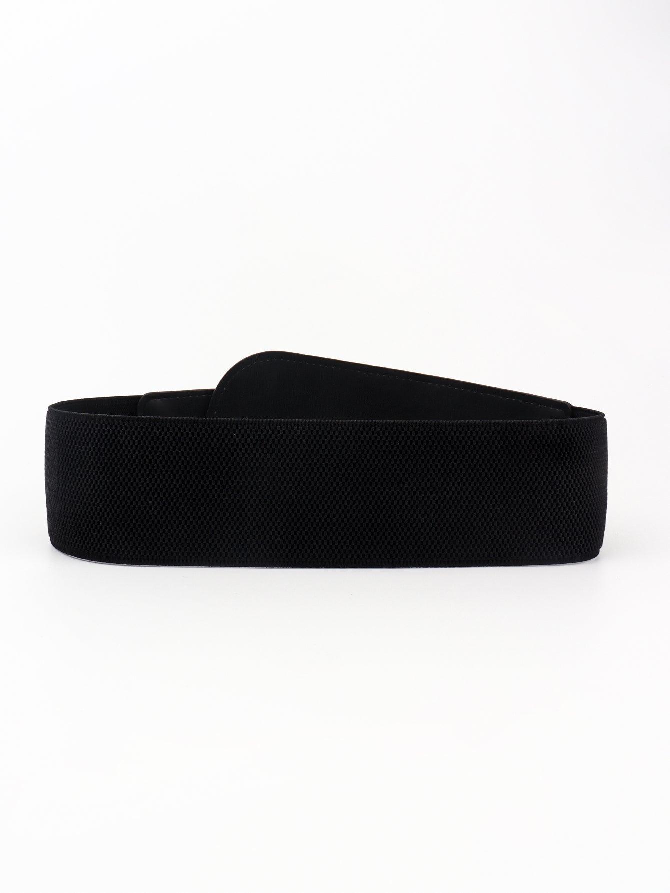 Elastic Wide Belt with Buckle - Olive Ave