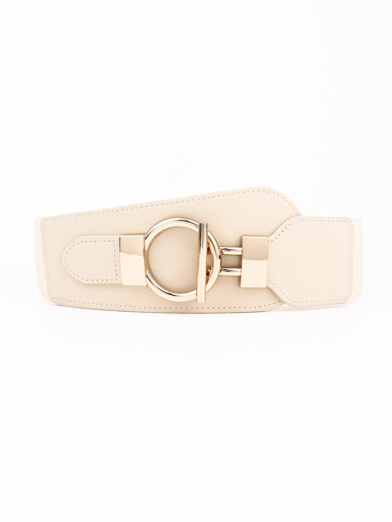 Elastic Wide Belt with Buckle - Olive Ave