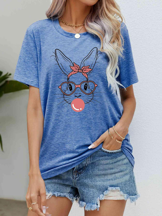 Easter Bunny Bubble Gum Graphic T-Shirt - Olive Ave