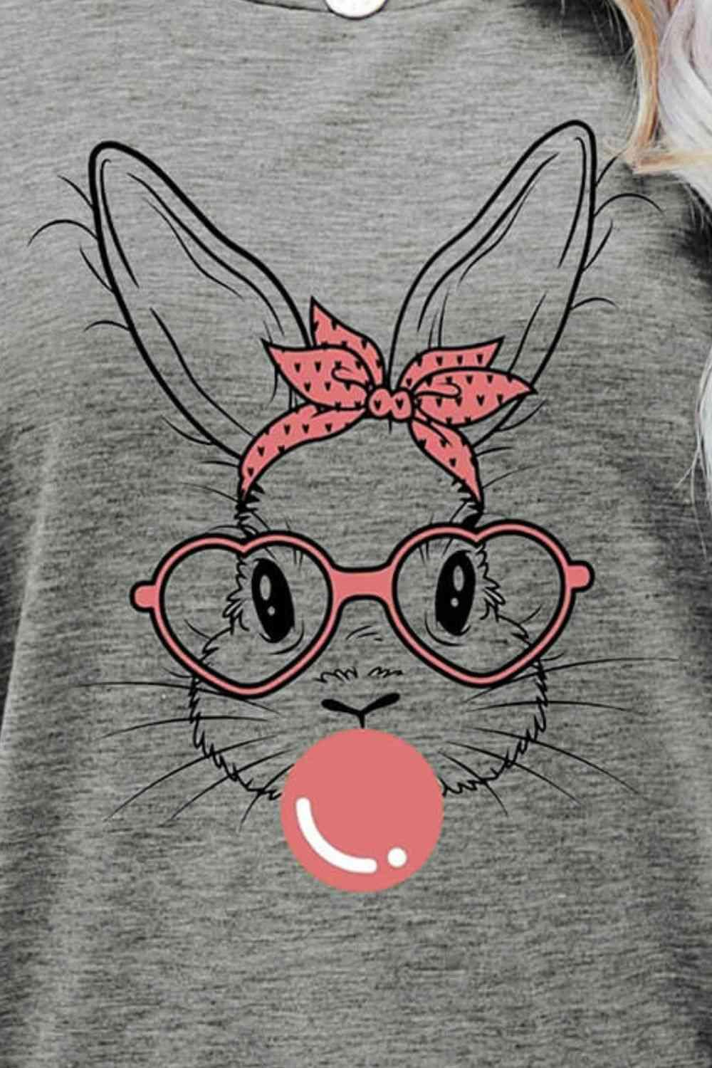 Easter Bunny Bubble Gum Graphic T-Shirt - Olive Ave