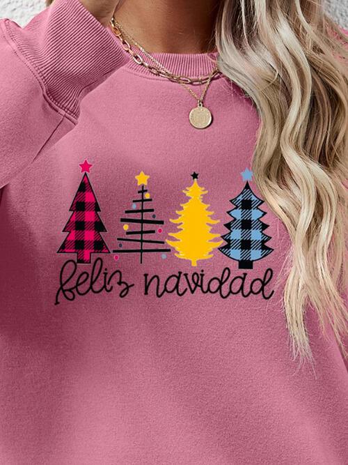 Feliz Navidad Sweatshirt - Olive Ave