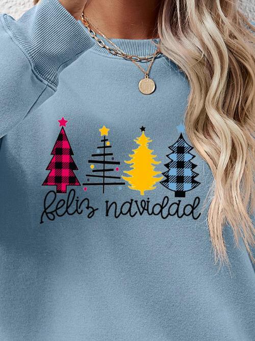 Feliz Navidad Sweatshirt - Olive Ave
