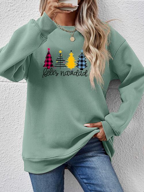 Feliz Navidad Sweatshirt - Olive Ave