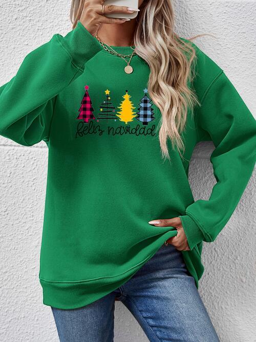 Feliz Navidad Sweatshirt - Olive Ave