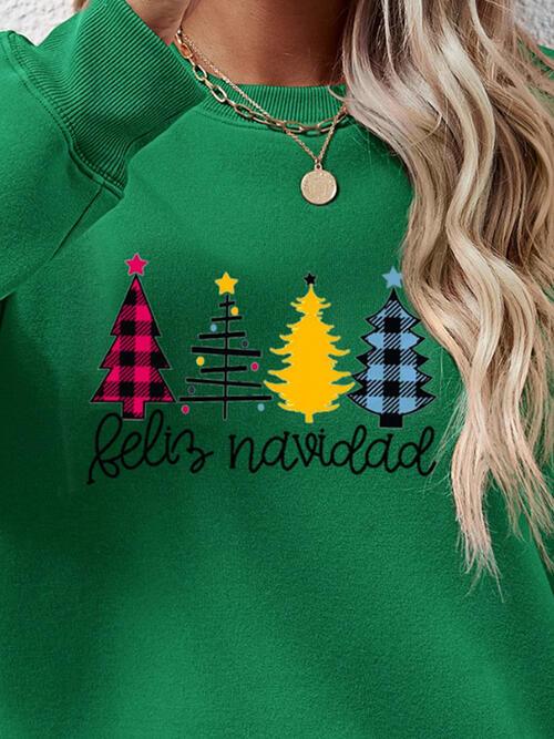 Feliz Navidad Sweatshirt - Olive Ave