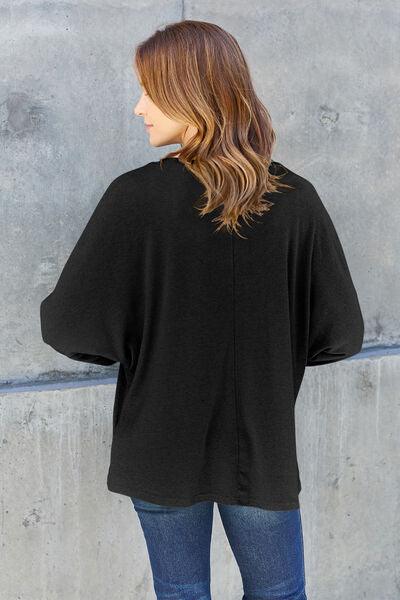 Full Size Long Sleeve T-Shirt in 8 Colors - Olive Ave