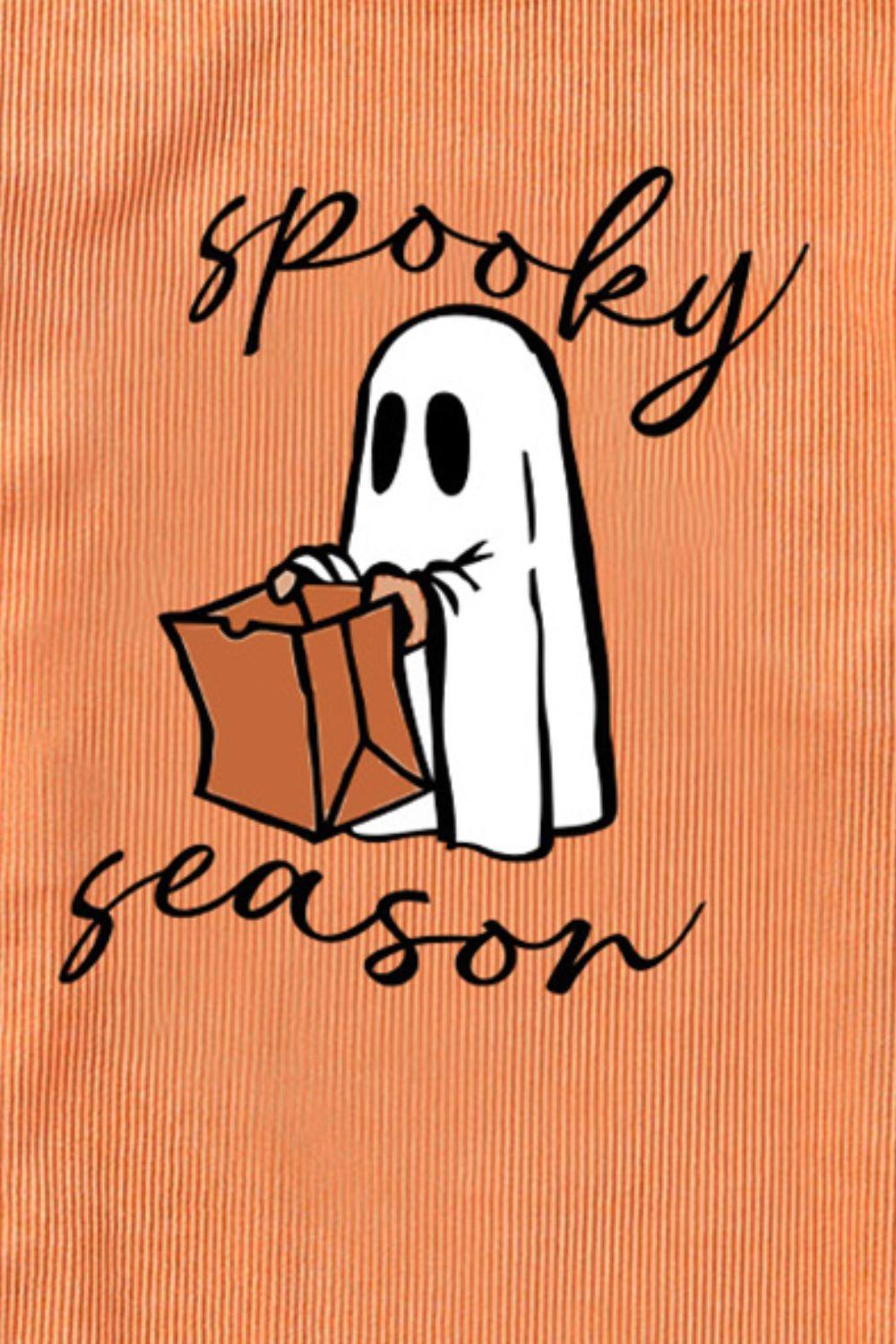 Ghost SPOOKY SEASON Graphic Sweatshirt - Olive Ave