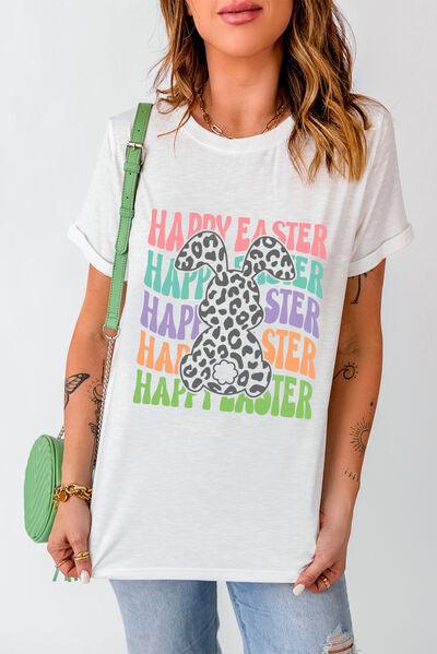 HAPPY EASTER Short Sleeve T-Shirt - Olive Ave