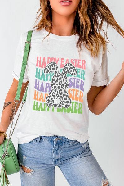 HAPPY EASTER Short Sleeve T-Shirt - Olive Ave