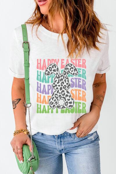 HAPPY EASTER Short Sleeve T-Shirt - Olive Ave