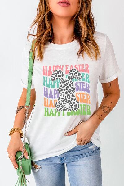 HAPPY EASTER Short Sleeve T-Shirt - Olive Ave