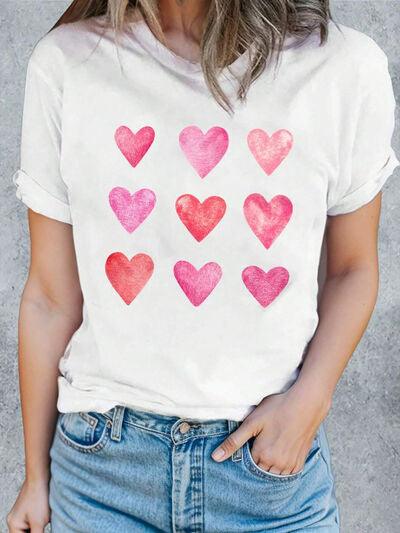 Heart Short Sleeve Tee - Olive Ave