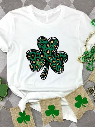 Lucky Clover Short Sleeve T-Shirt in 3 Colors - Olive Ave