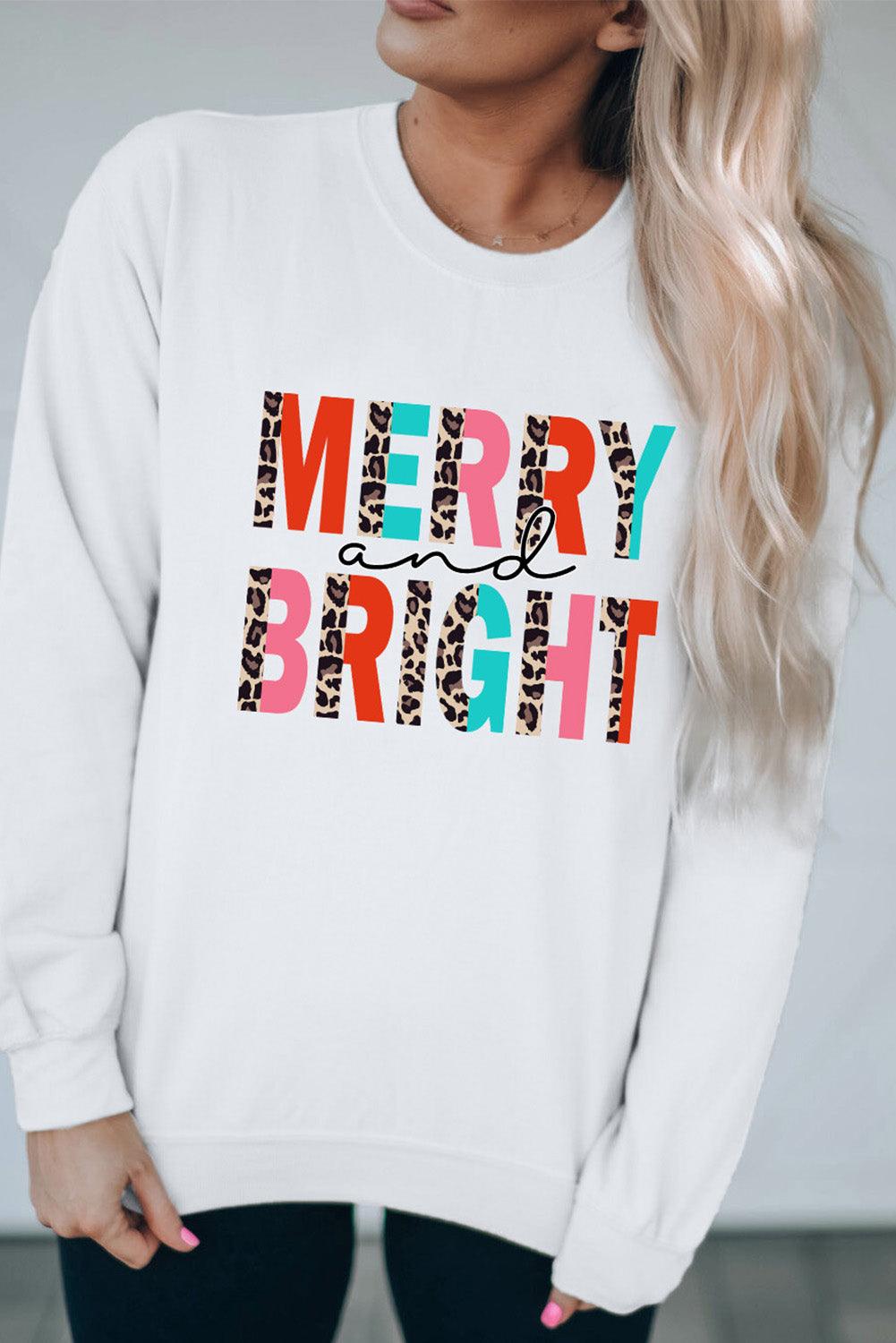MERRY AND BRIGHT Graphic Top - Olive Ave