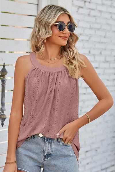 Openwork Wide Strap Tank in 6 colors - Olive Ave