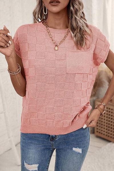 Plaid Pocketed Sweater in 2 Colors - Olive Ave