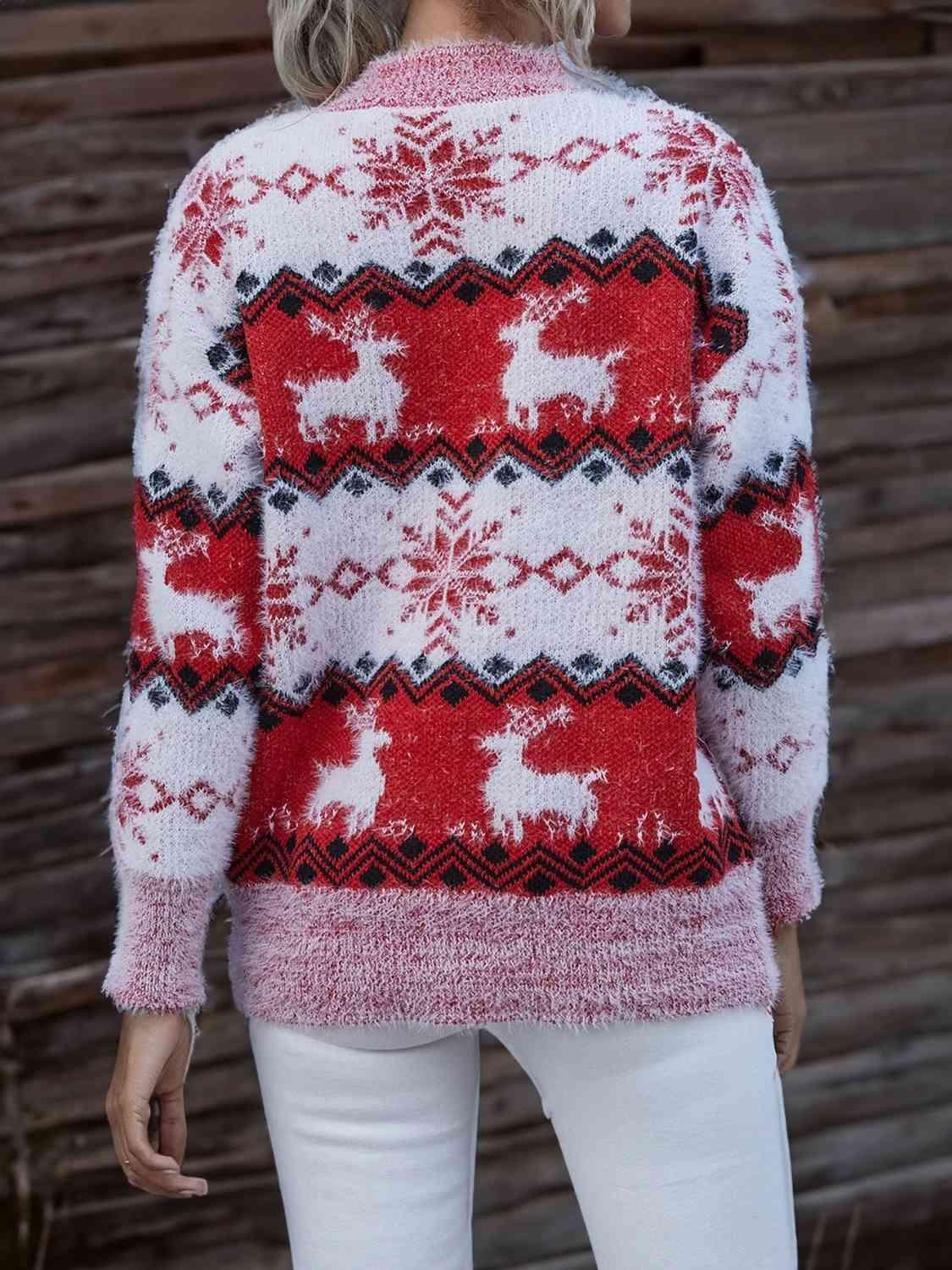 Reindeer Sweater - Olive Ave