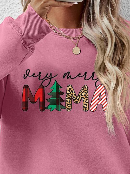 VERY MERRY MAMA Sweatshirt in 9 Colors - Olive Ave