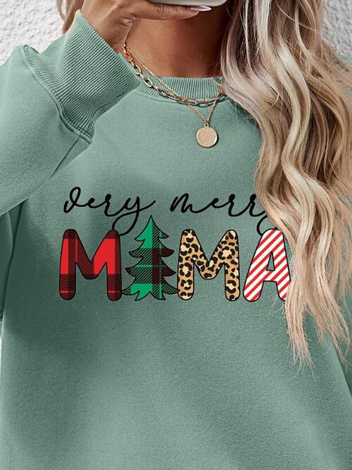 VERY MERRY MAMA Sweatshirt in 9 Colors - Olive Ave