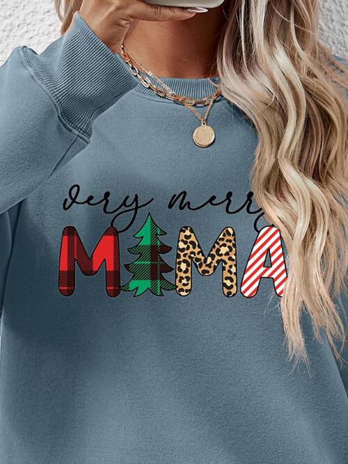 VERY MERRY MAMA Sweatshirt in 9 Colors - Olive Ave