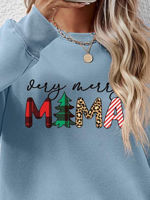 VERY MERRY MAMA Sweatshirt in 9 Colors - Olive Ave