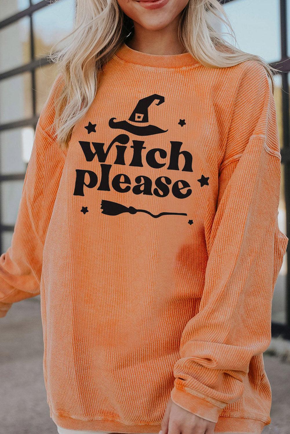WITCH PLEASE Graphic Sweatshirt - Olive Ave