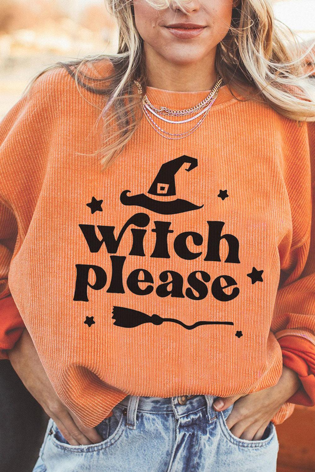 WITCH PLEASE Graphic Sweatshirt - Olive Ave